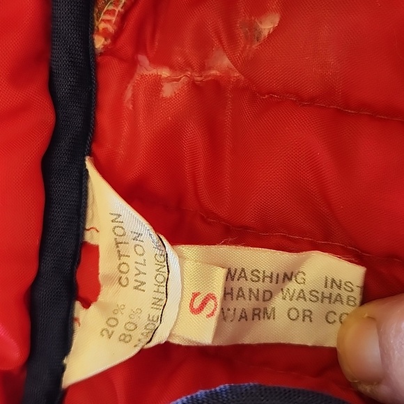 Vintage Girls Tang Suit Quilted Red Floral Jacket Toggle Closure Mandarin Collar - Picture 7 of 9